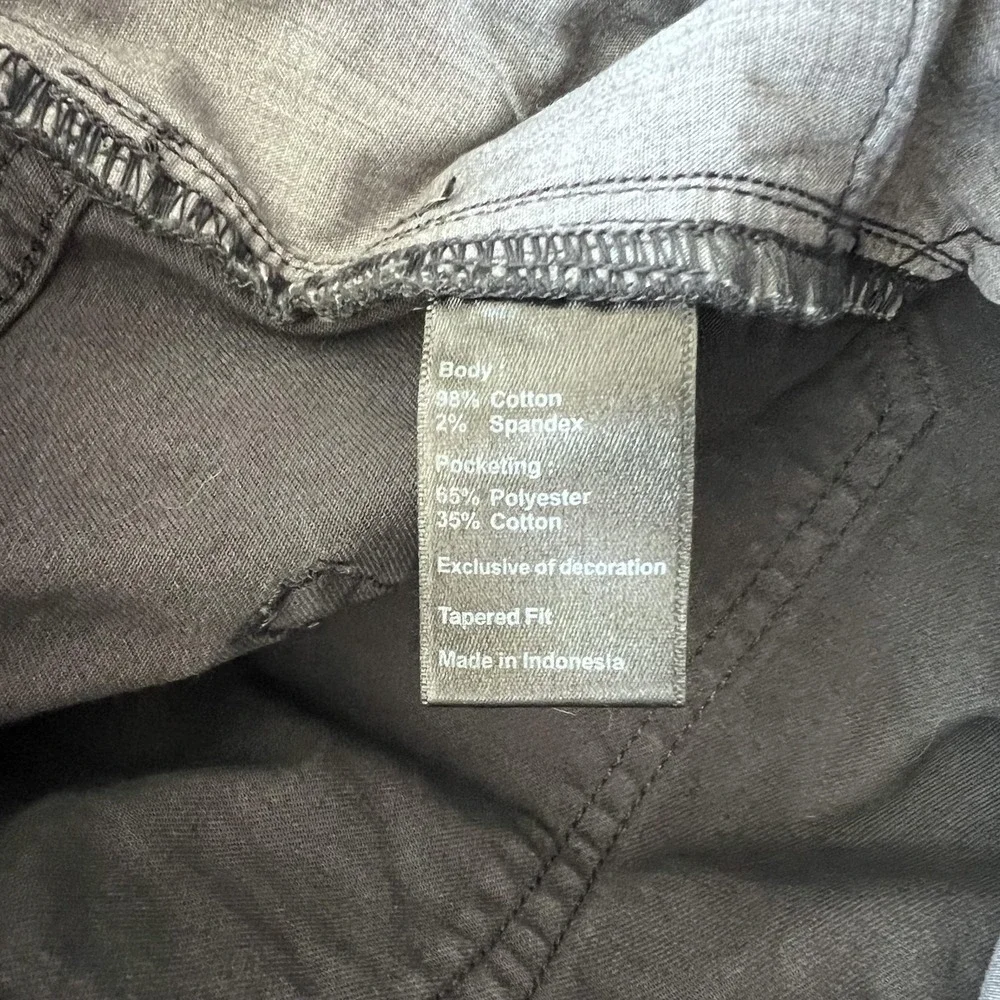 Flint And Tinder Pants Mens 30x30 Gray Slim Tapered Chino Stretch Casual